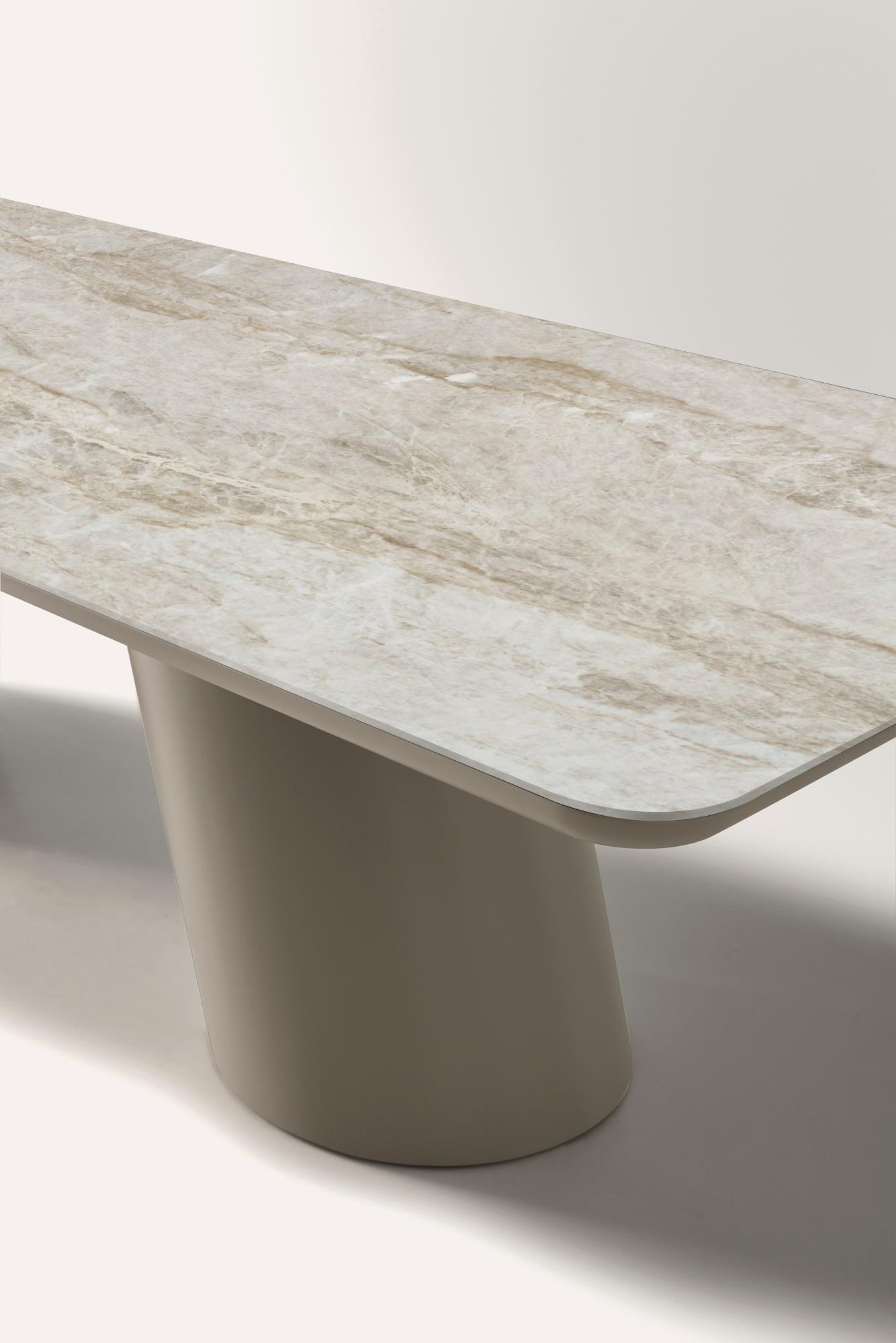 Altea beige keramische eettafel