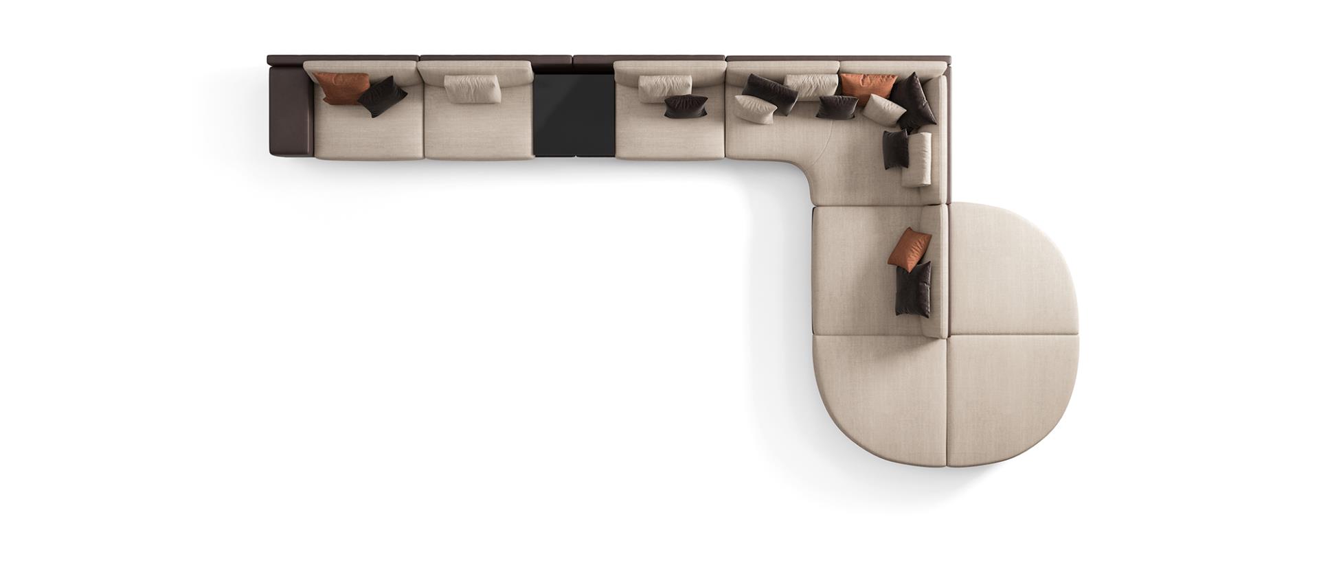 Canapé modulaire italien