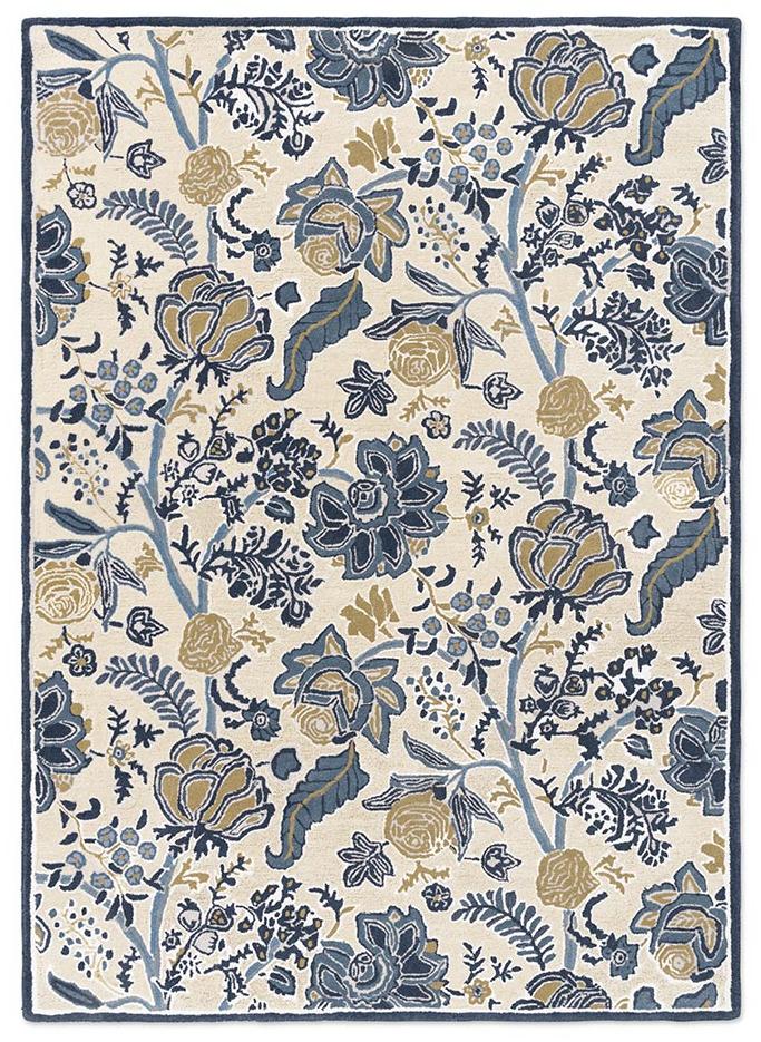 Tapis Shalimar China bleu premium