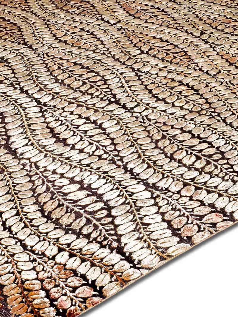 Tapis de luxe fait main All Gold | Taille: 274 × 365 cm