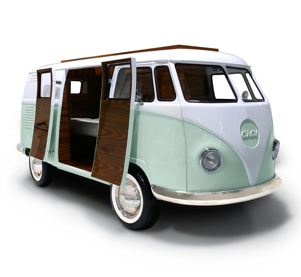Reiziger caravan groen beddenset
