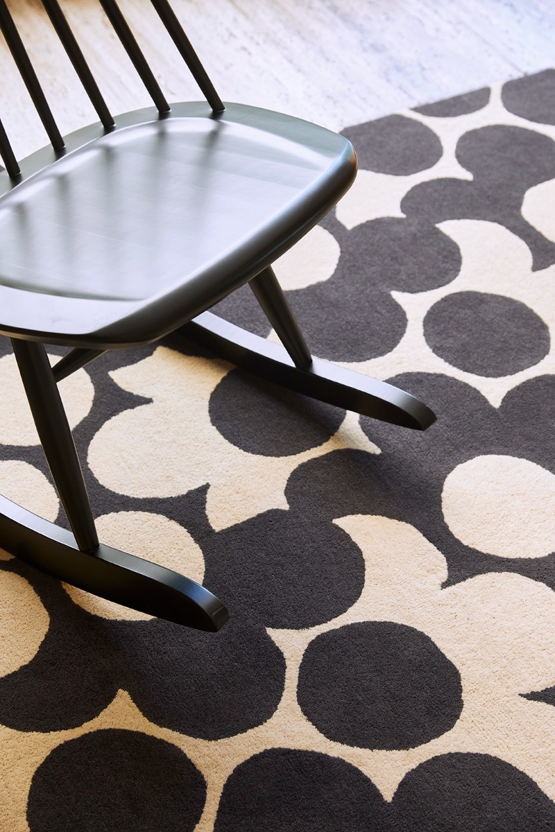 Puzzle Flower leisteen vloerkleed | Maat: 250 × 350 cm