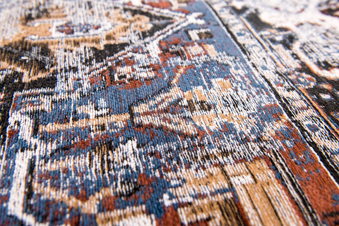 Divan blauw tapijt | Maat: 170 × 240 cm