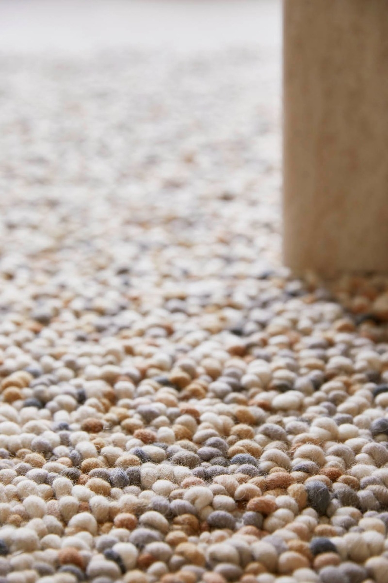 Pebble Beach beige vloerkleed | Maat: 170 × 240 cm