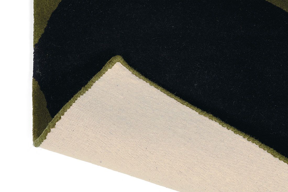 Stem zwart tapijt | Maat: 250 × 350 cm