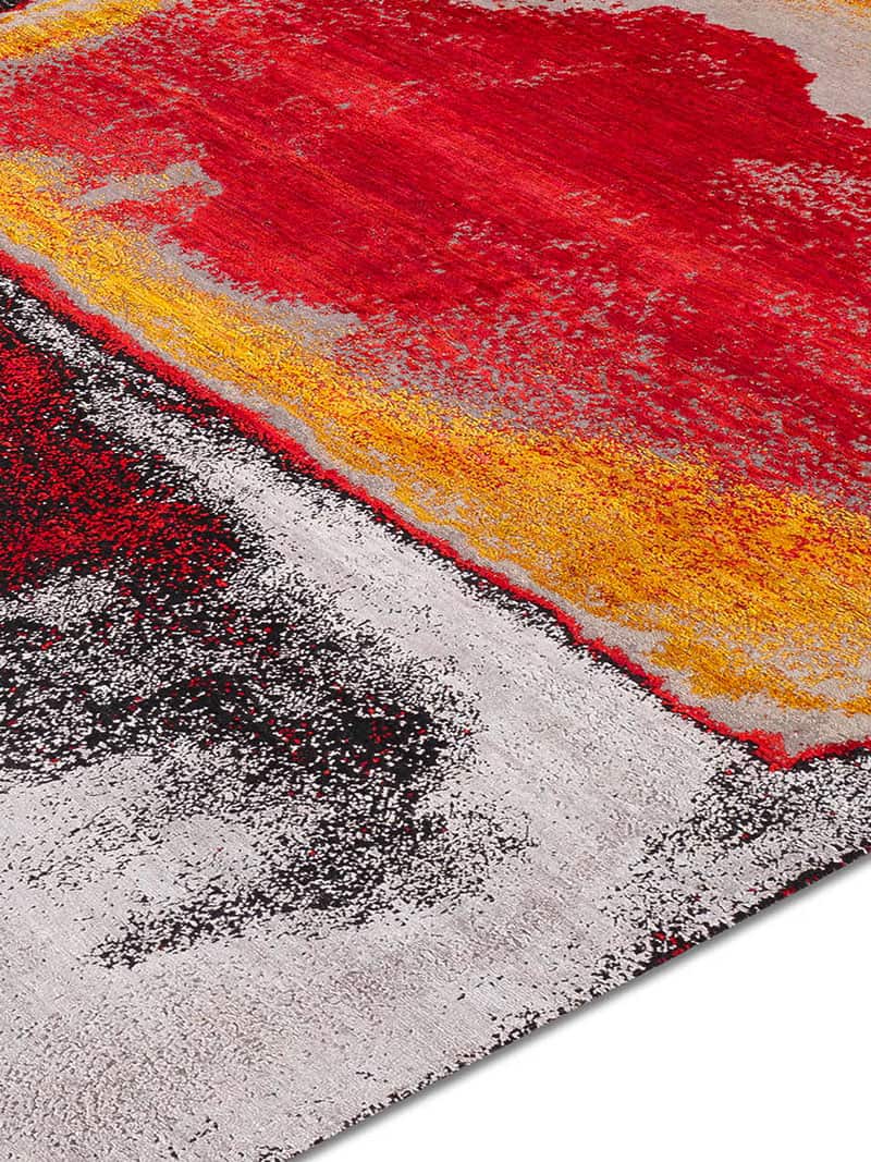 Tapis tissé main Red Sunset | Taille: 250 × 300 cm