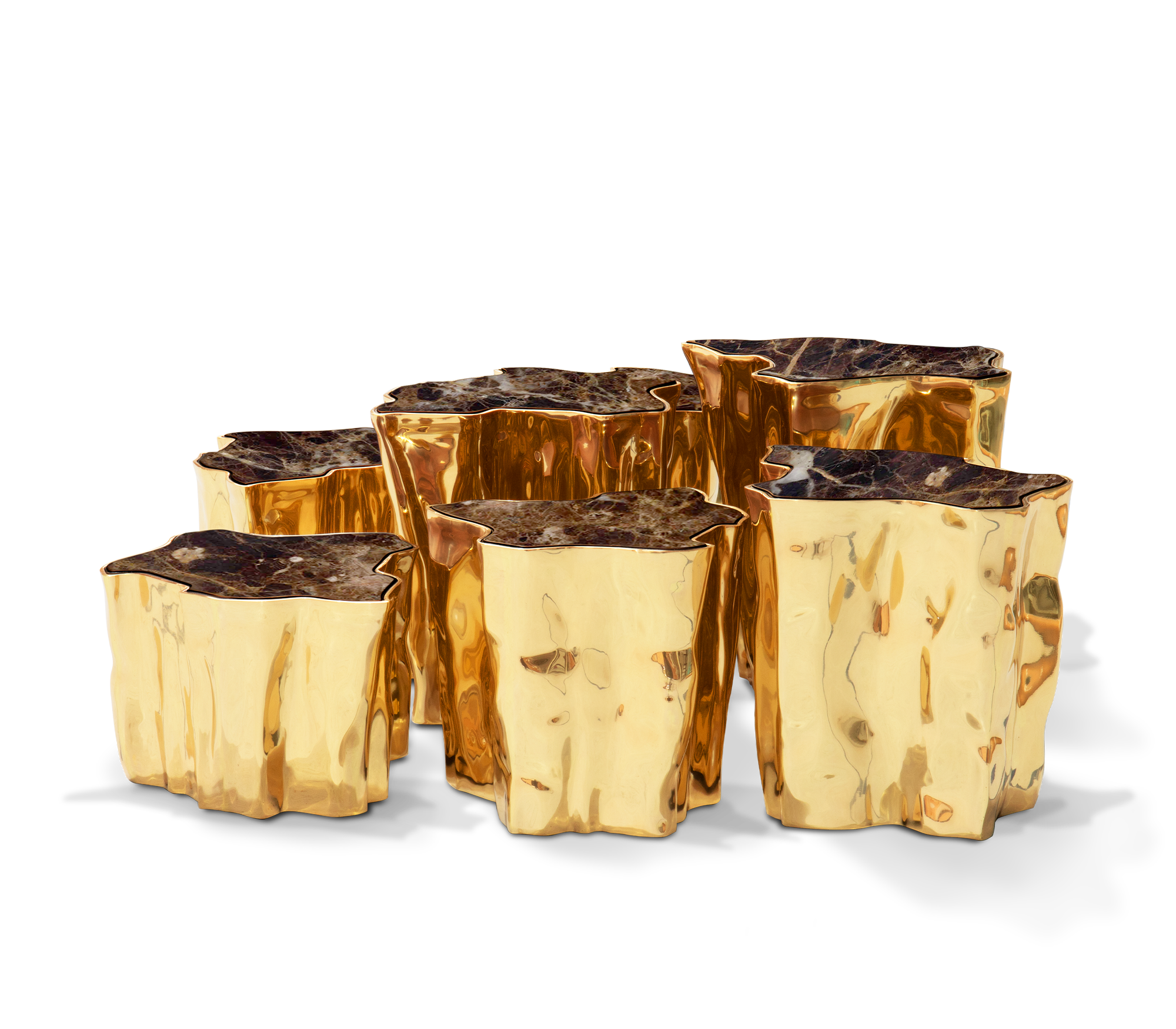 Table basse Paradise Series tons terre