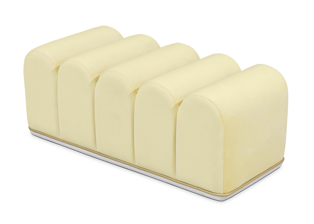 Banc Tourbillon sucré jaune