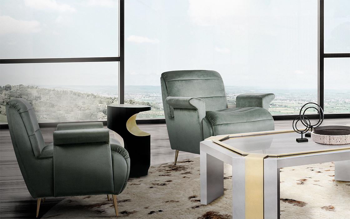 Fauteuil lounge Bennett