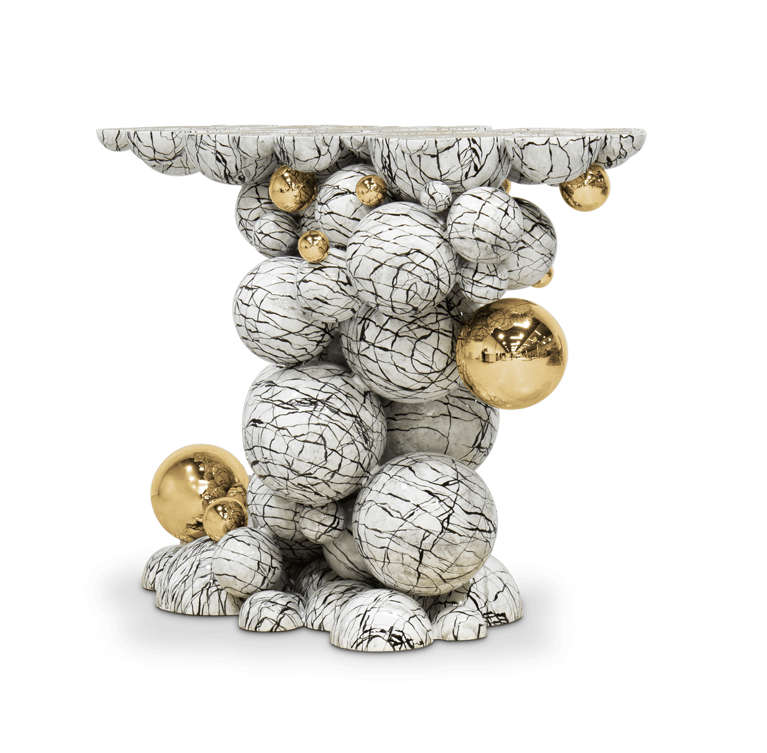 Orbit kunstmarmer console