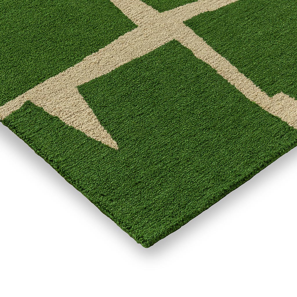 Moqui groen outdoor vloerkleed | Maat: 250 × 350 cm