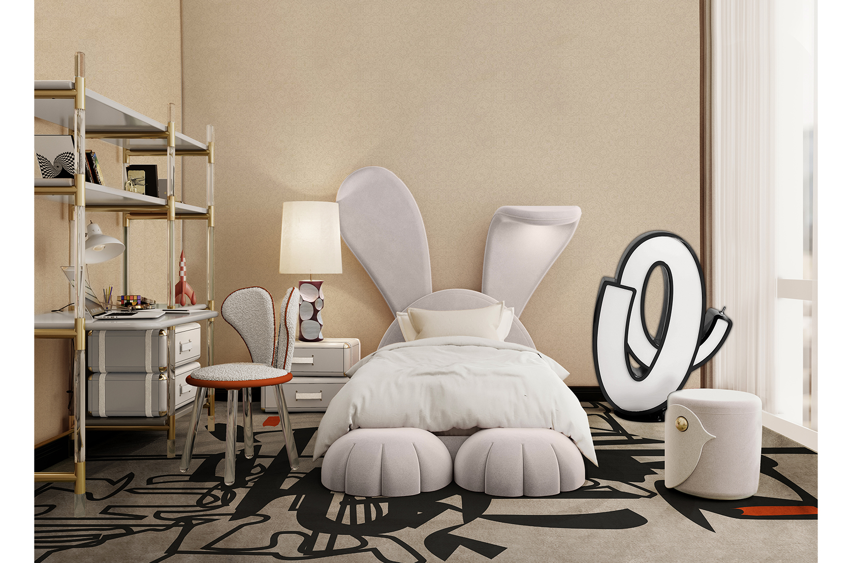 Opulent letter O