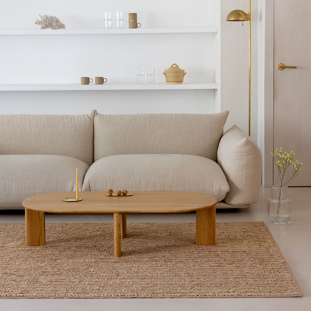 Craft Plait naturel vloerkleed | Maat: 200 × 280 cm