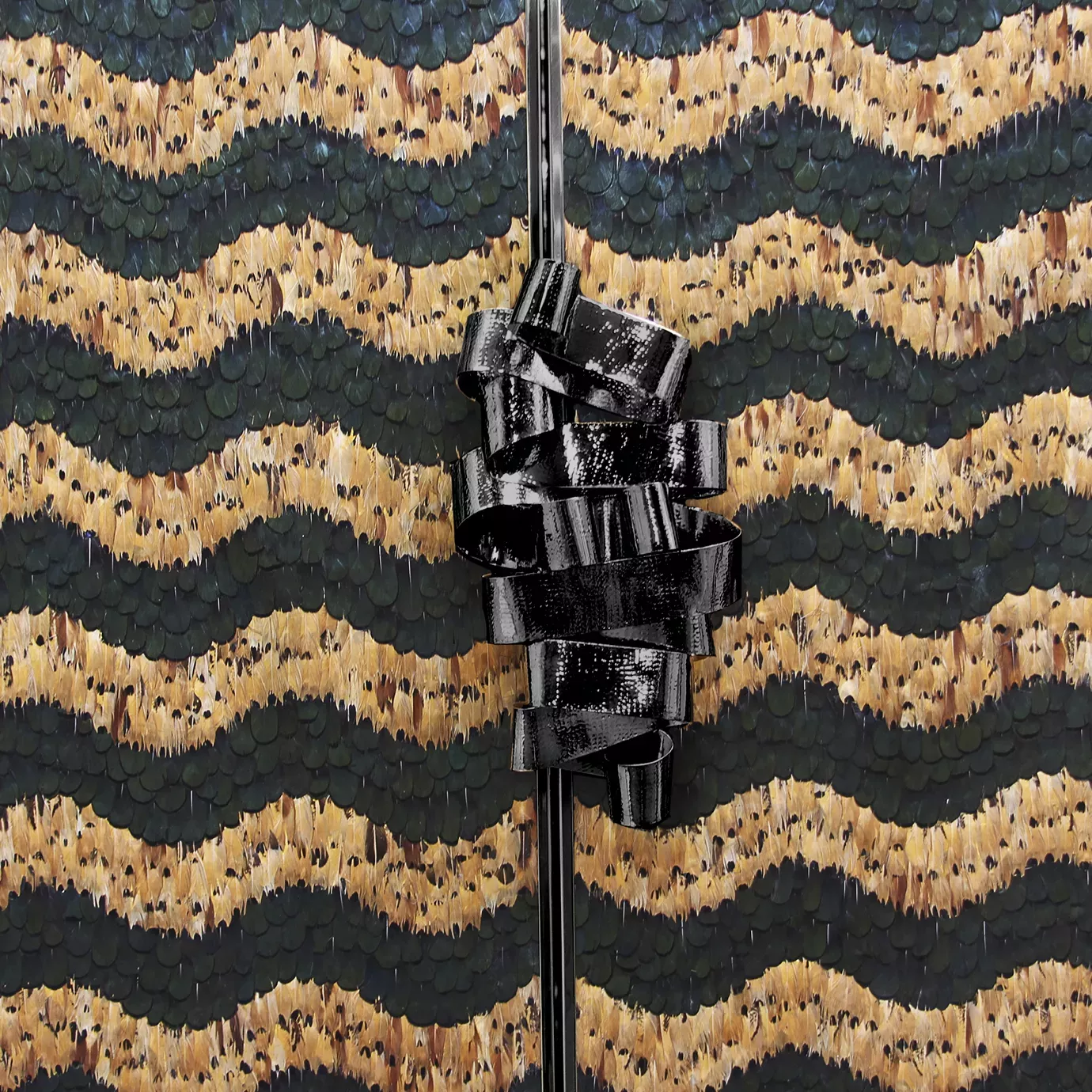 Armoire Mirage plumes caramel
