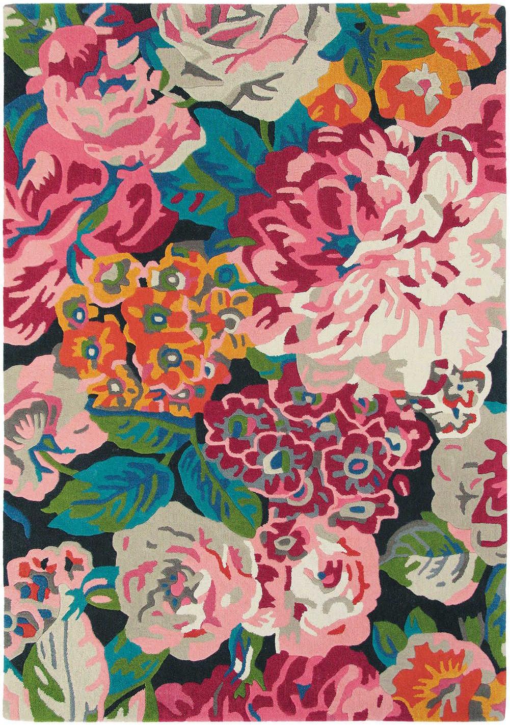 Tapis Rose & Peony cerise | Taille: 170 × 240 cm