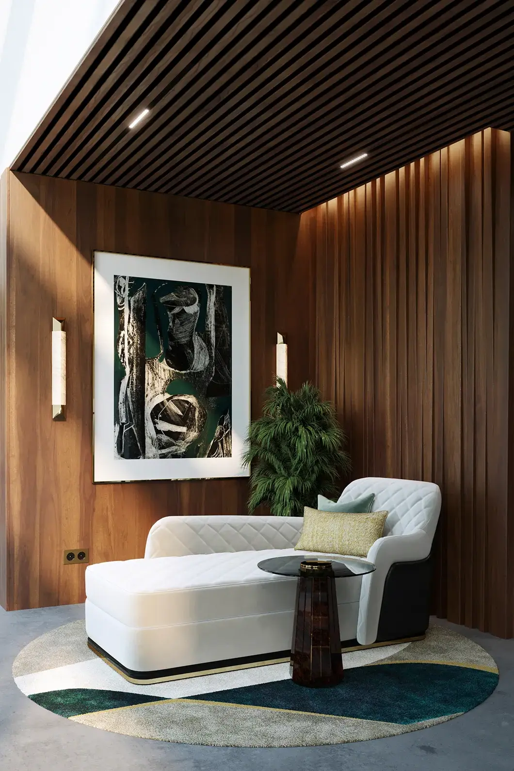 Table d’appoint Radiance II noire - 1