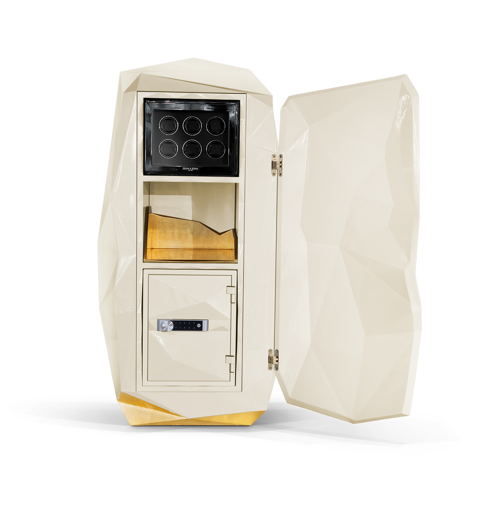 Coffre-fort Prism crème Elite