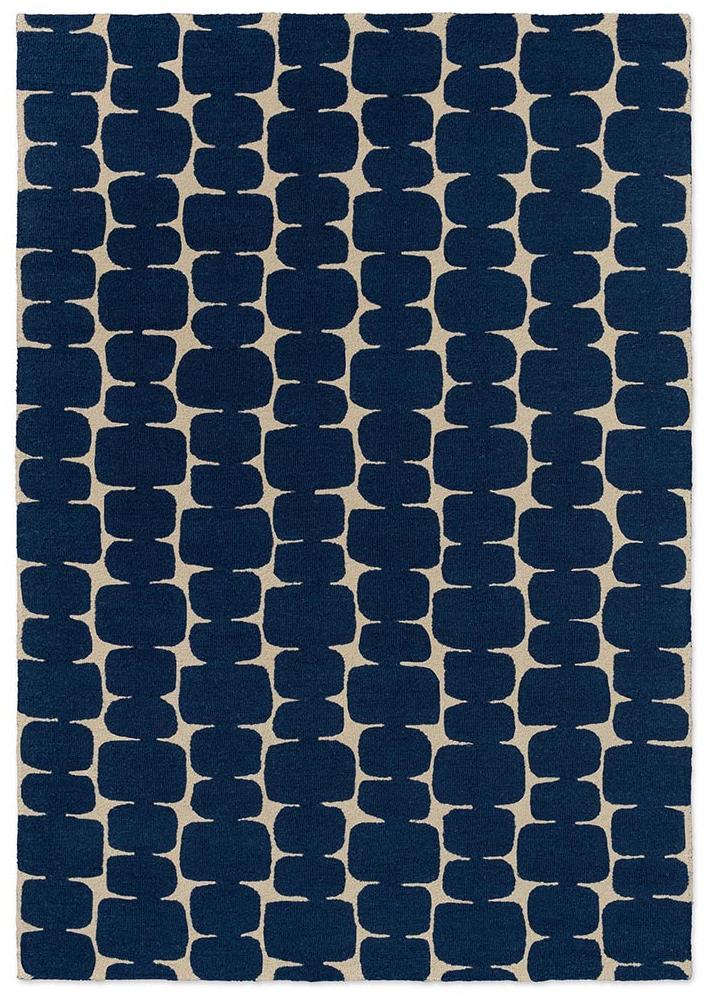 Little Lohko indigo tapijt | Maat: 120 × 180 cm