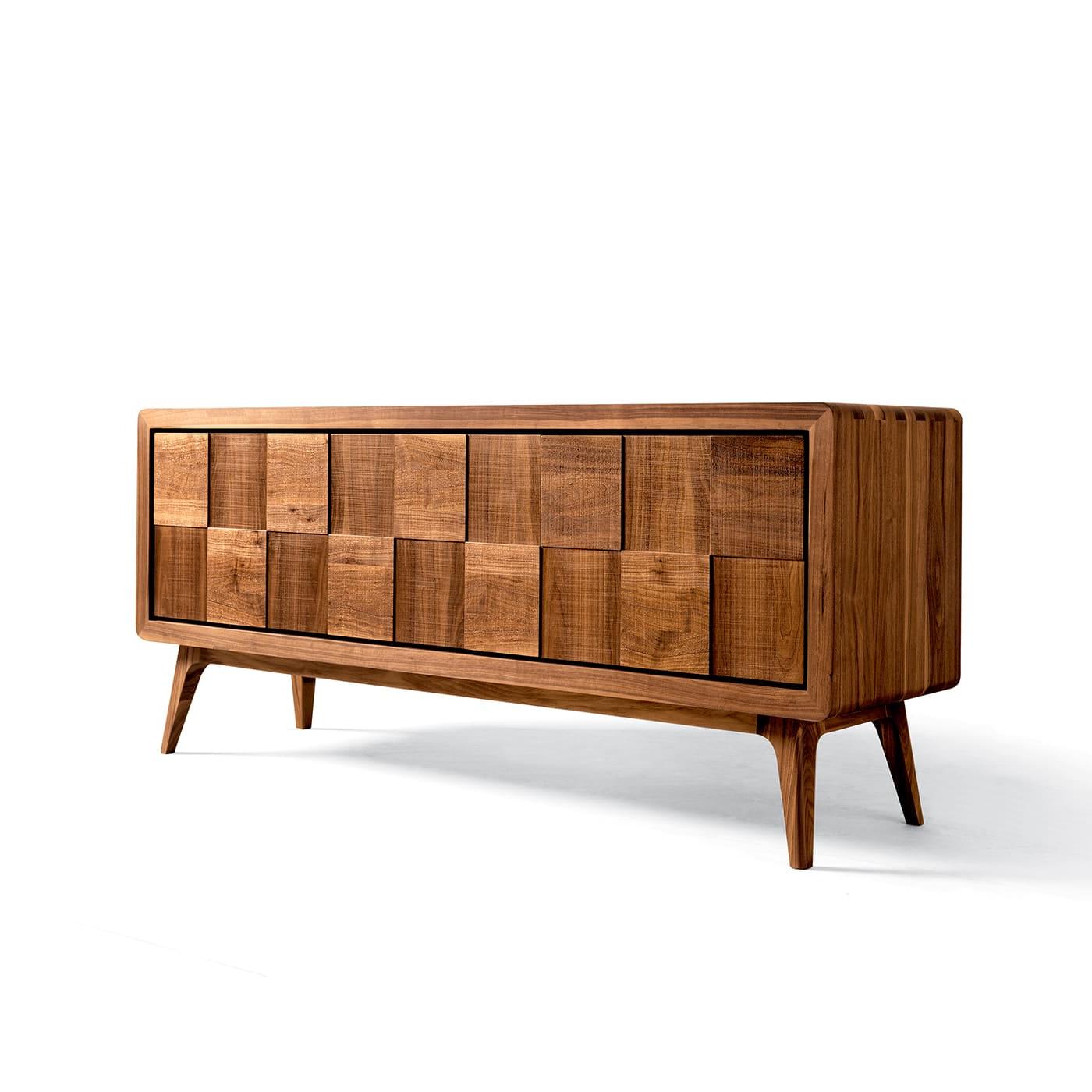 Artes geruit bruin dressoir