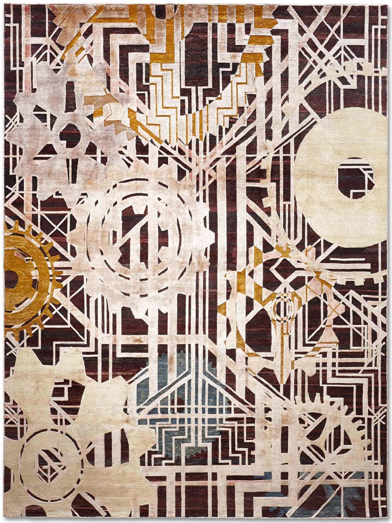 Original handgemaakt luxe vloerkleed | Maat: 300 × 400 cm