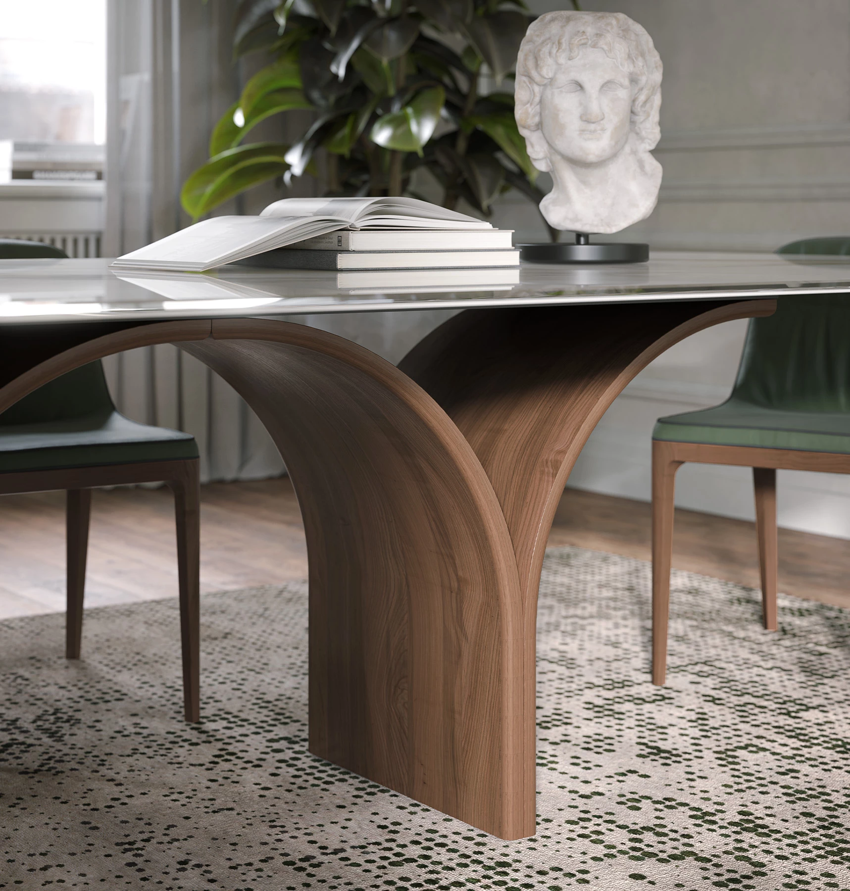 Grande table à manger Arco