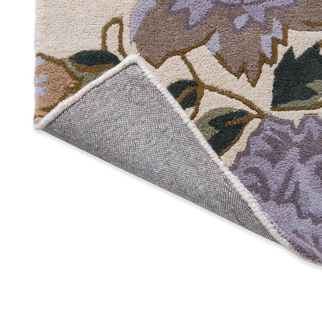 Tapis Wendling Floral bruyère pourpre