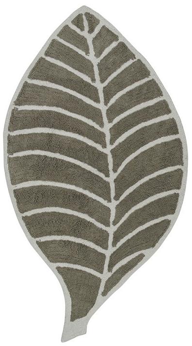 Leaf beige ivoor tapijt | Maat: 60 × 120 cm
