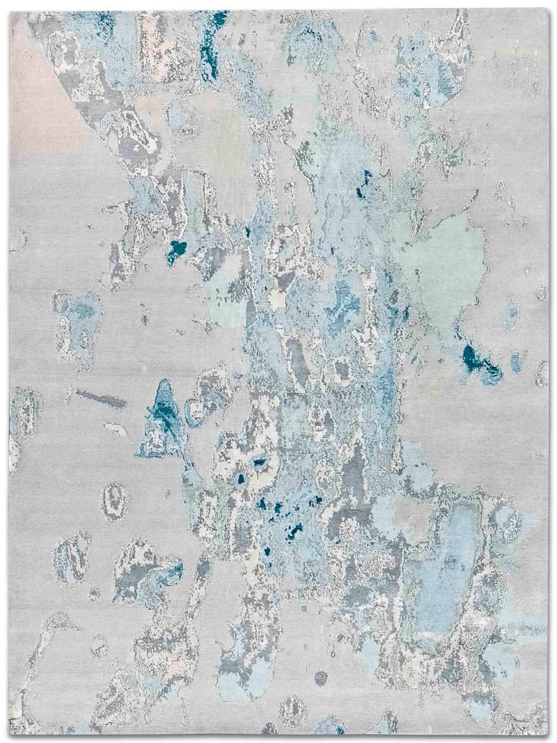 Tapis de luxe fait main Two Tones | Taille: 122 × 183 cm