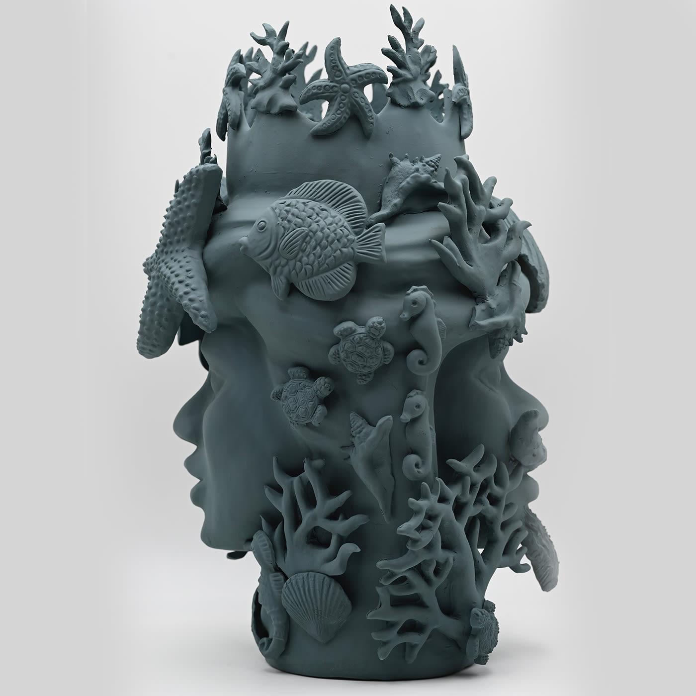 Moorkop sculptuur