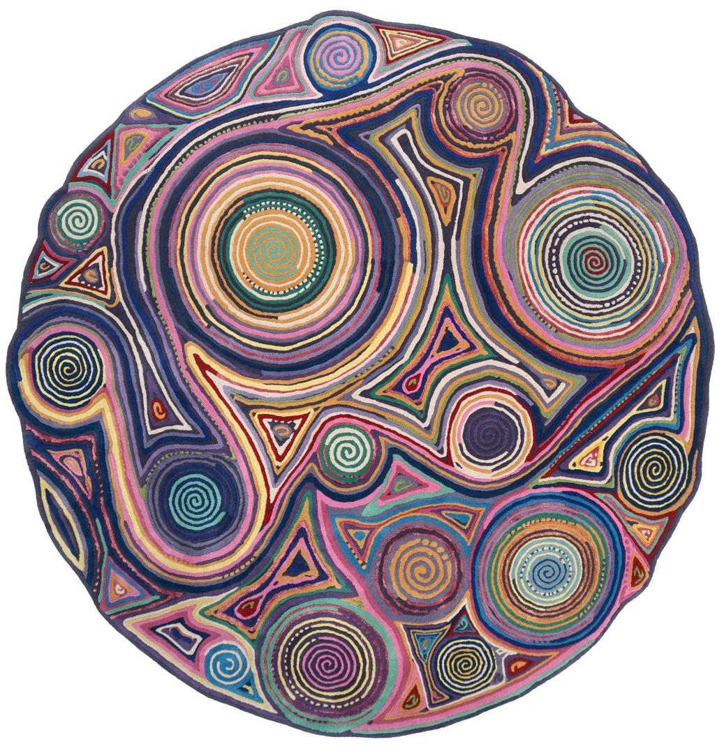 Tapis rond Symphony