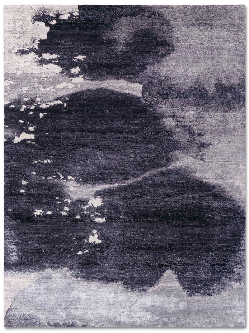 Tapis de luxe fait main Splash Galileo | Taille: 365 × 457 cm