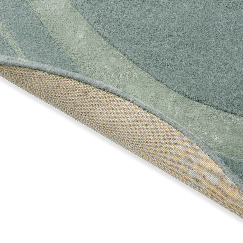 Tapis rond Redbrook bleu œuf de canard