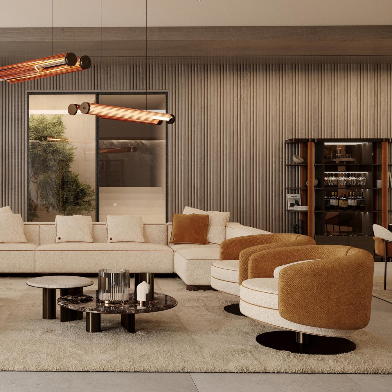 Bon Ton lage ronde salontafel