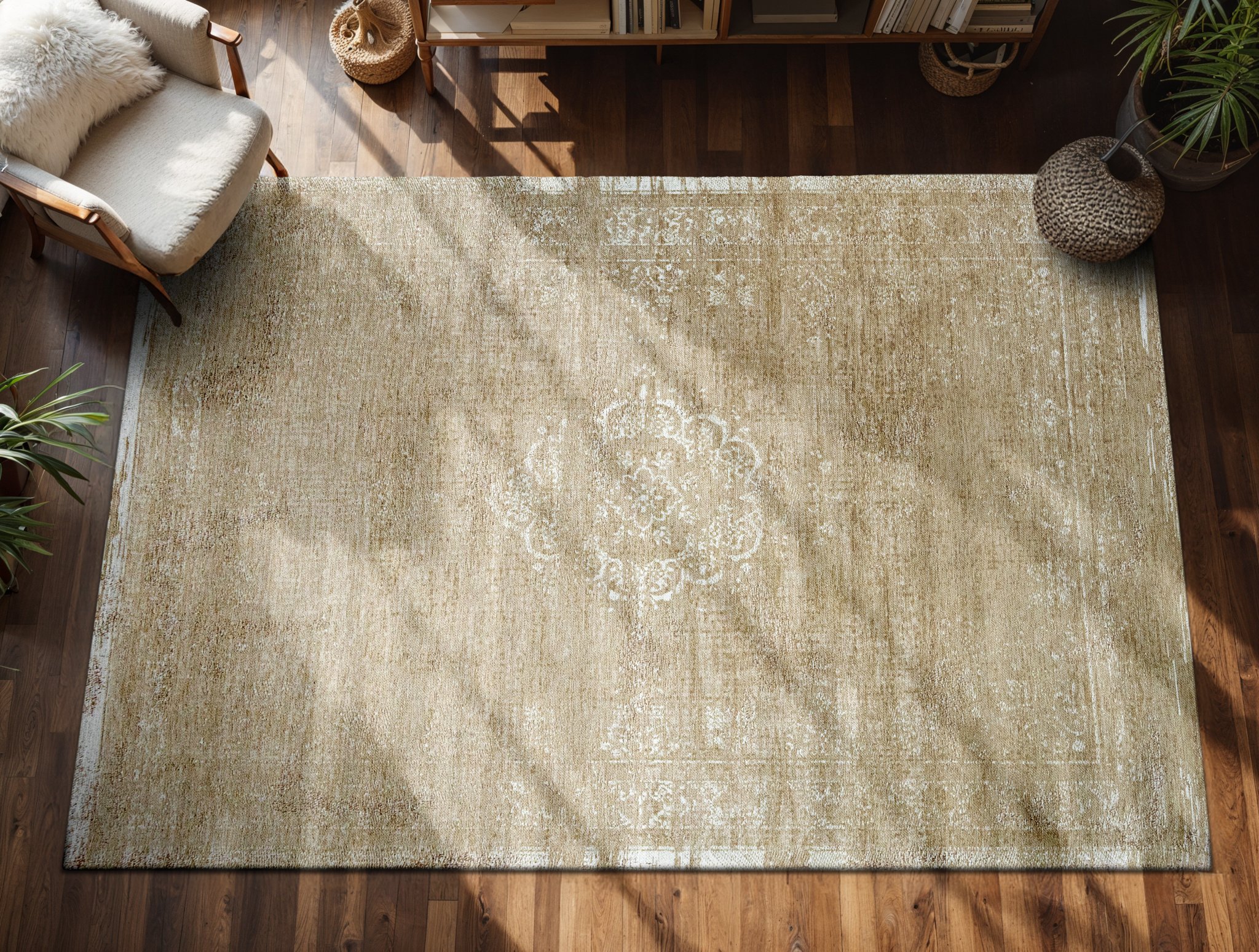 Tapis rond Harlem Contrast