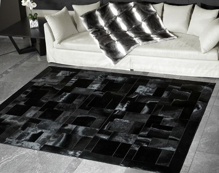 Puzzle koeienhuid tapijt | Maat: 220 × 260 cm