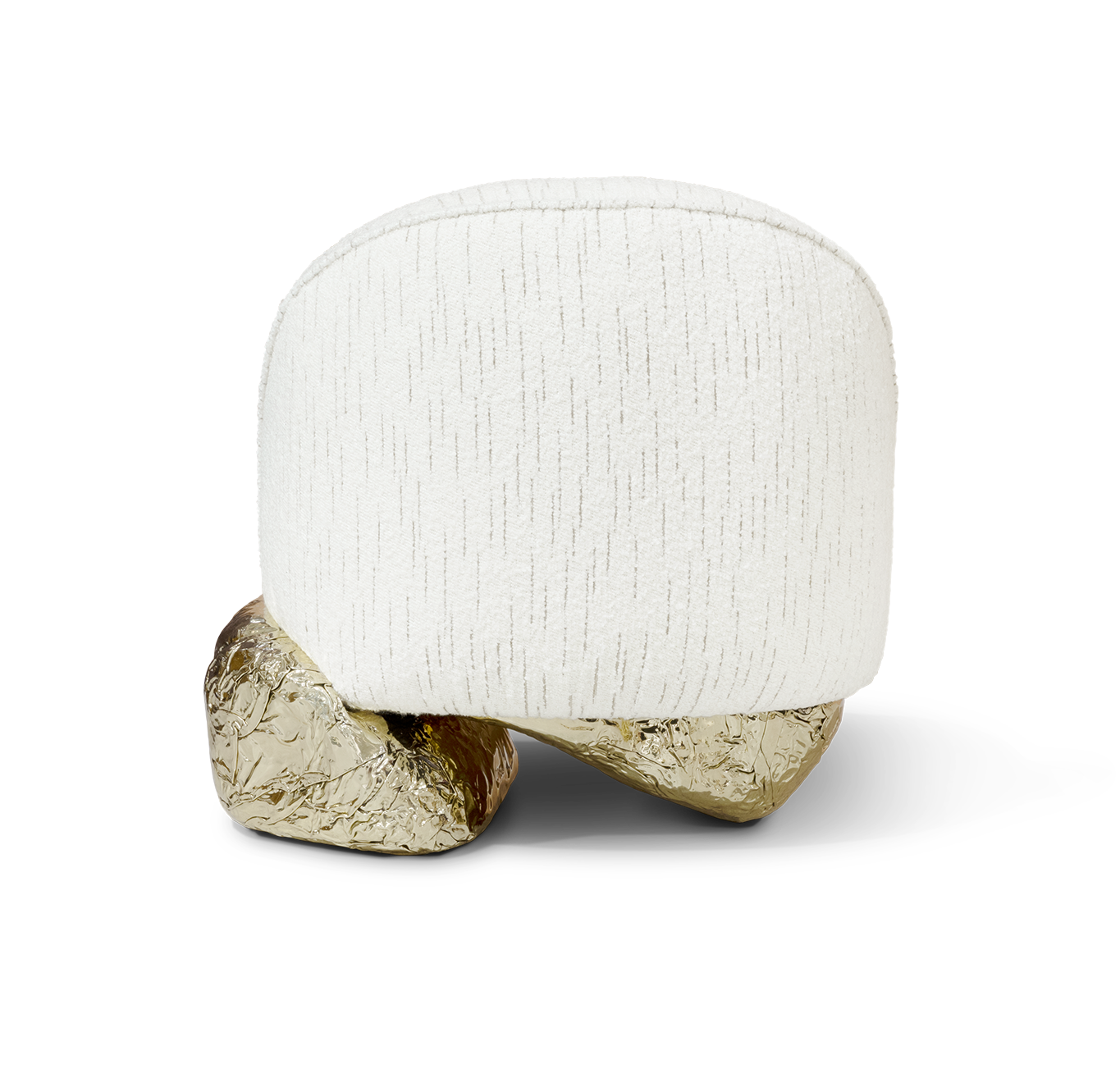 Fauteuil blanc Angora II