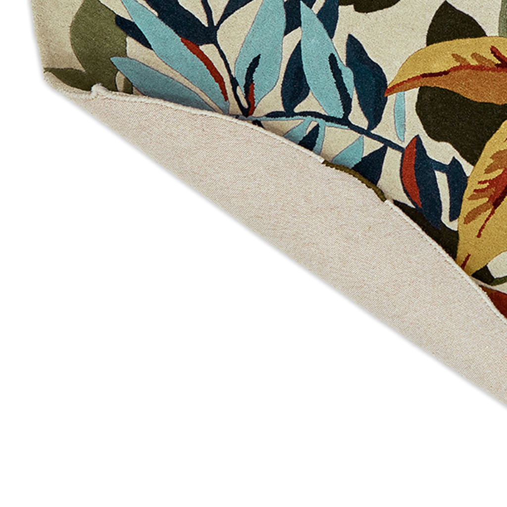 Robin's Wood roestbruin rond vloerkleed | Maat: Ø 150 cm