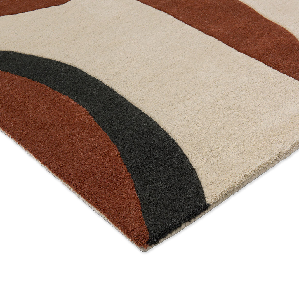Torillo korenbloem/walnoot vloerkleed