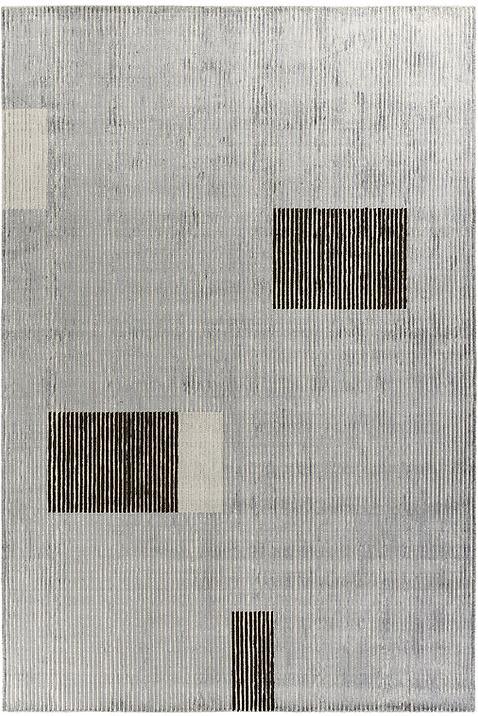 Tapis hand-loom en viscose Lines