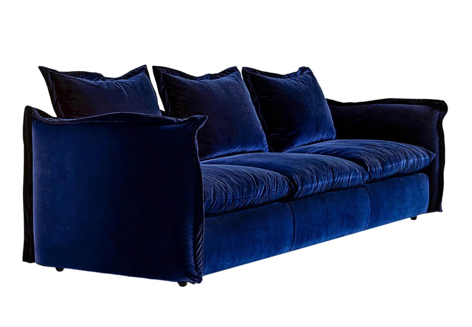 Canapé bleu foncé Knit