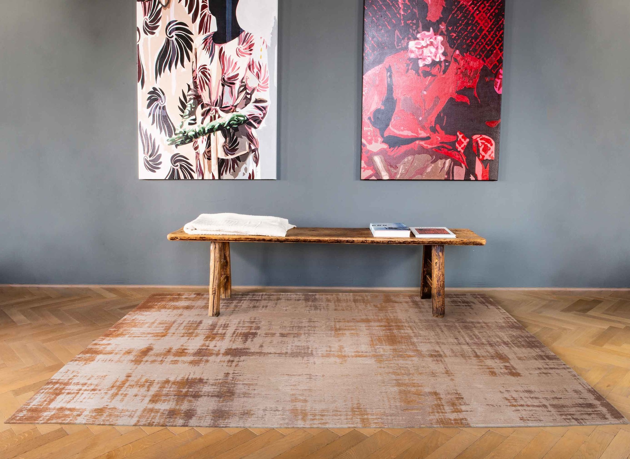 Tapis Venetian Dust - Padua Beige | Taille: 80 × 150 cm