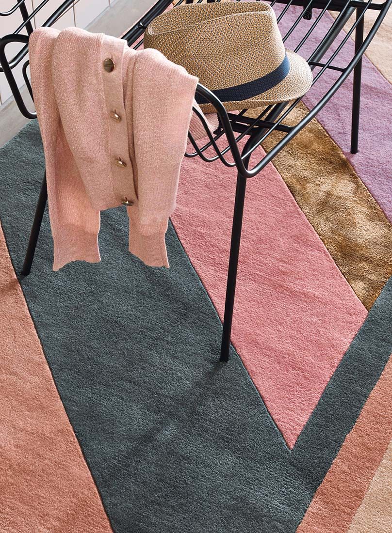 Tapis Jardin rose | Taille: 200 × 280 cm