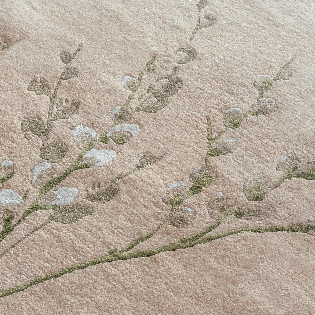 Tapis Pussy Willow vert haie | Taille: 140 × 200 cm