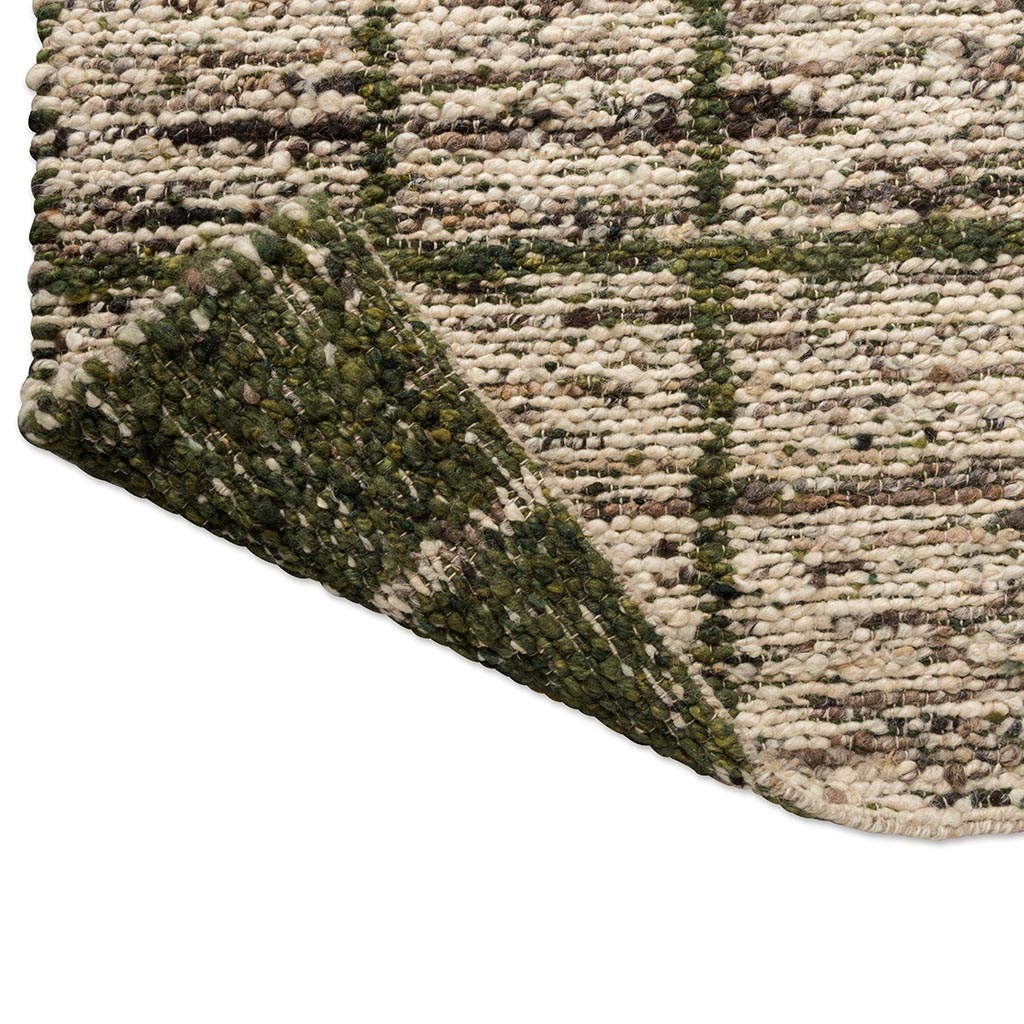 Craft Jack jagergroen ambachtelijk vloerkleed | Maat: 200 × 280 cm