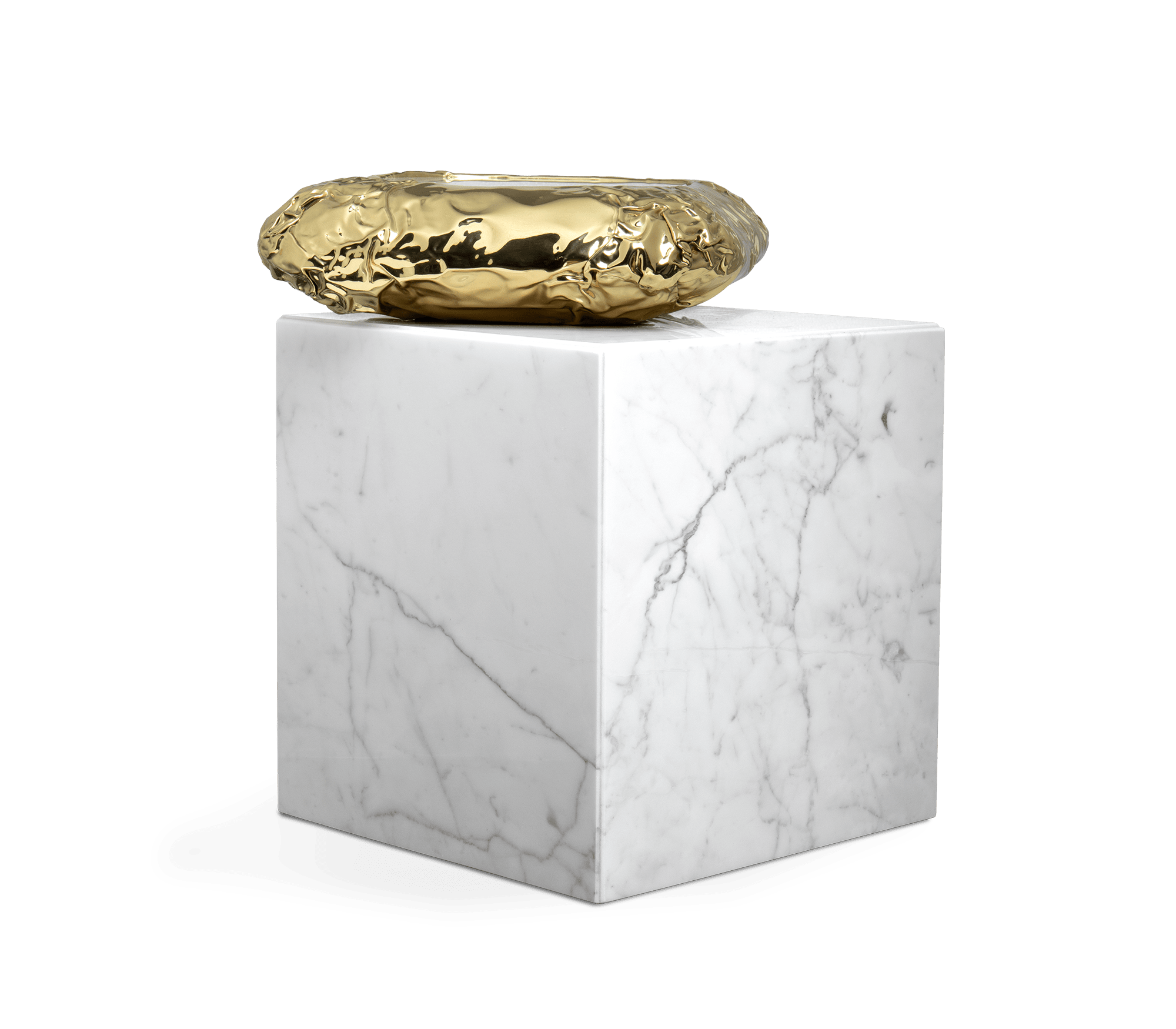 Table d’appoint Megalith Carrara
