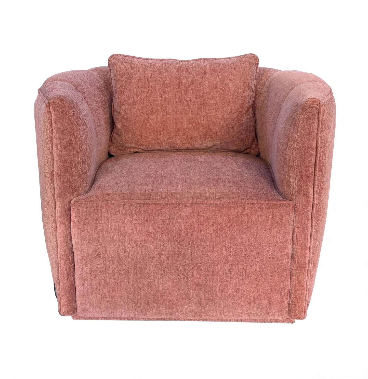 Gaia roze compacte fauteuil