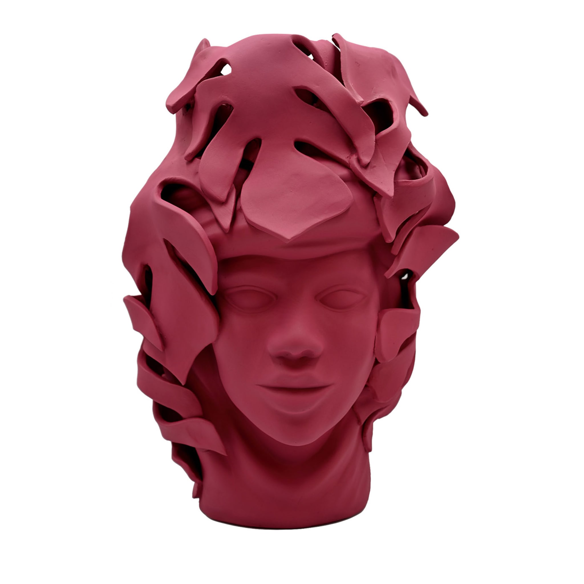 Moorkop roze sculptuur