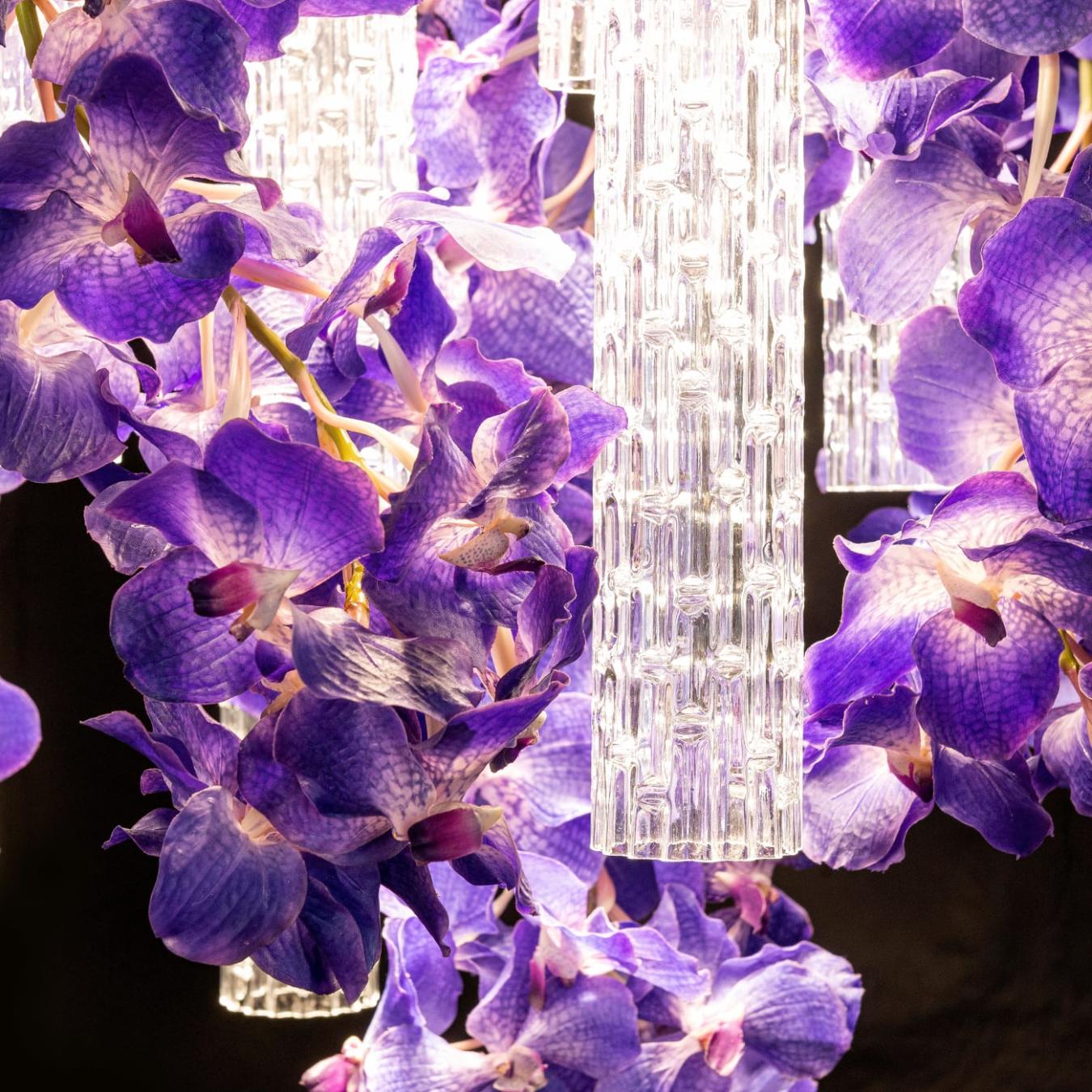 Lustre carré Vanda