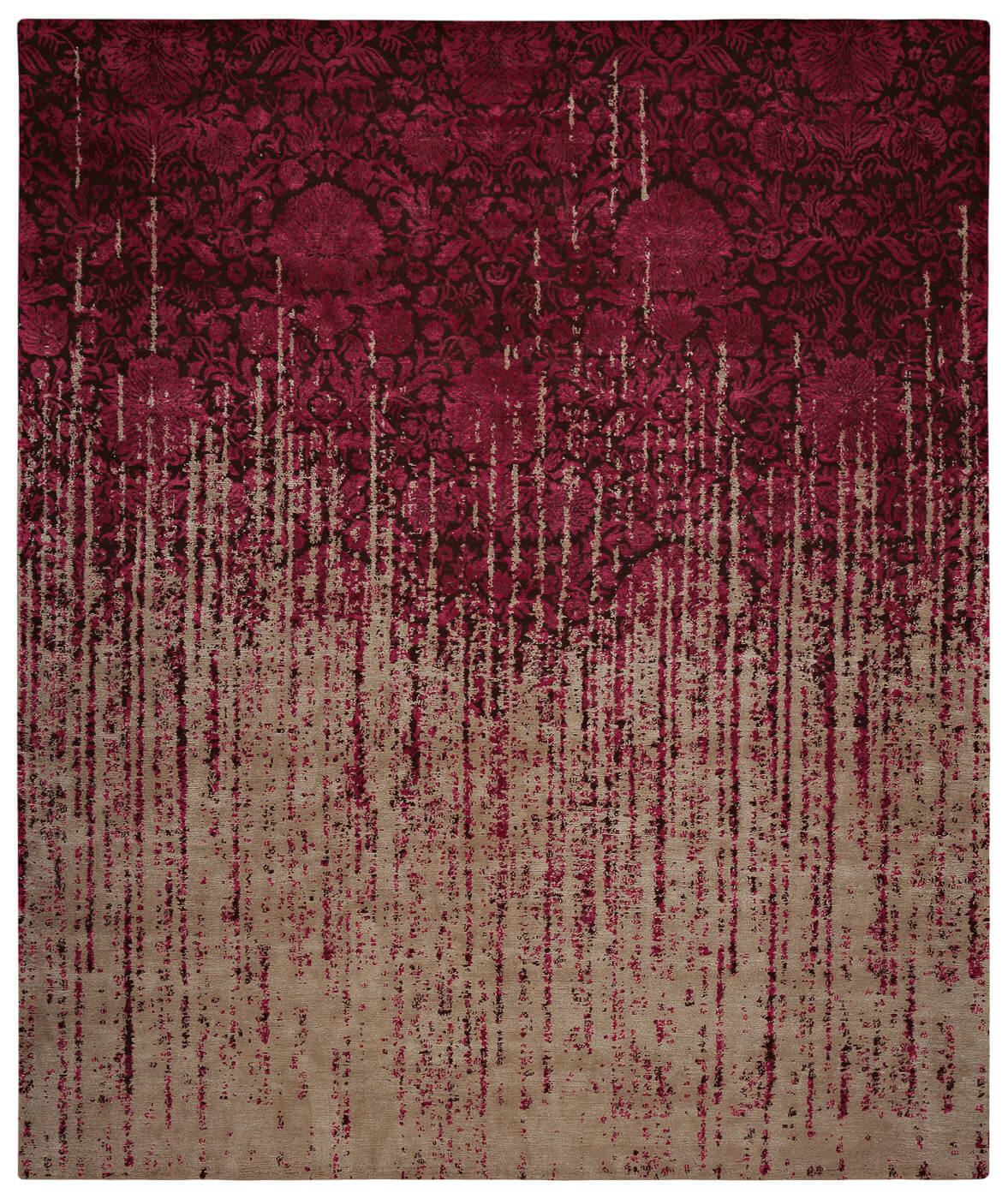 Tapis Verona Vendetta rouge | Taille: 450 × 550 cm