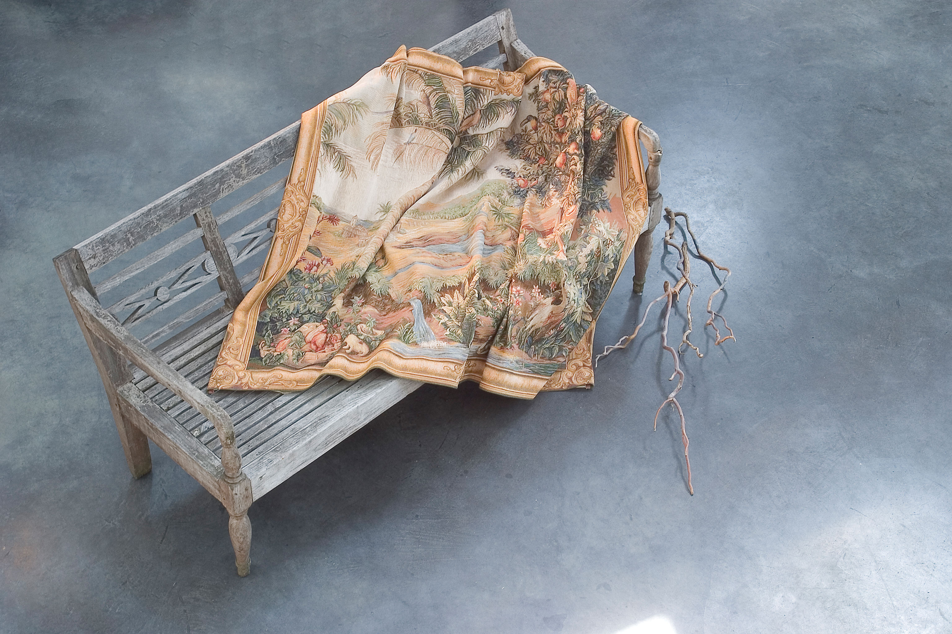 De oase horizontaal wandtapijt | Maat: 110 × 150 cm De oase horizontaal wandtapijt | Maat: 110 × 150 cm